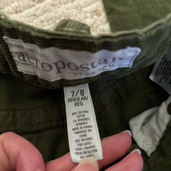 Aeropostale green corduroy pants - Picture 3 of 9